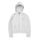 Ralph Lauren Vintage Basic Hoodie - Farbe: Grey - Größe: S - VintageR2